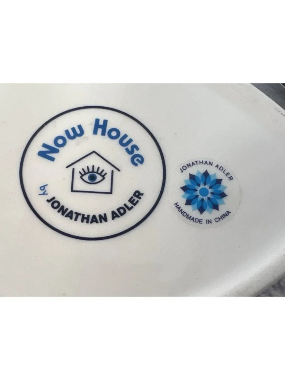 Now House by Jonathan Adler porcelain wink trinkle box 6 x 2 in collectable